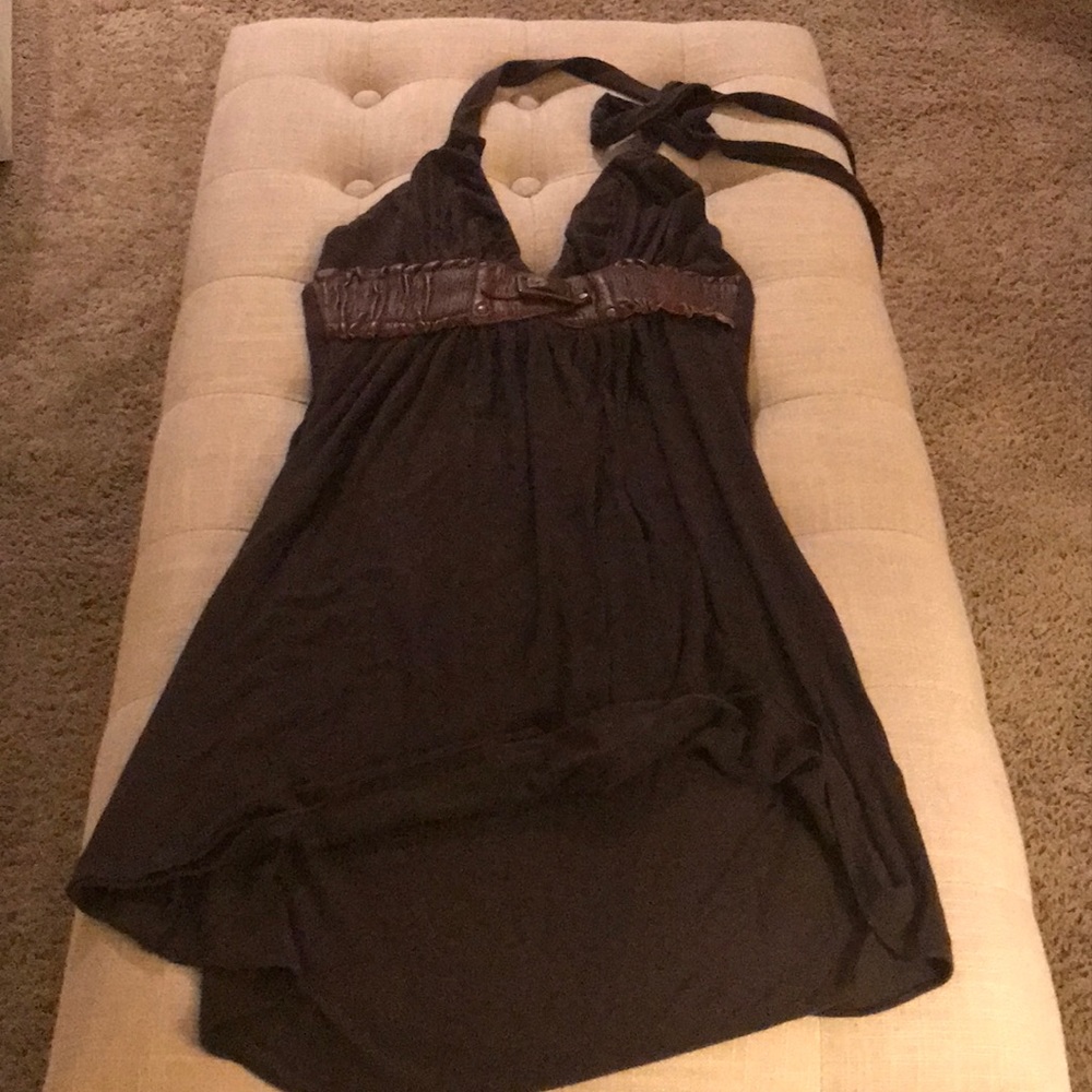 Brown Sky dress. Fits well, sexy look